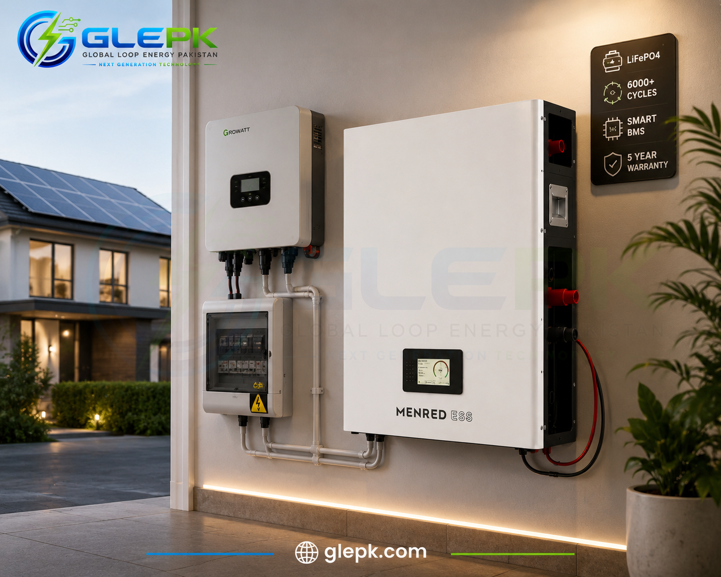 MENRED ESS battery installation accessories and cables
