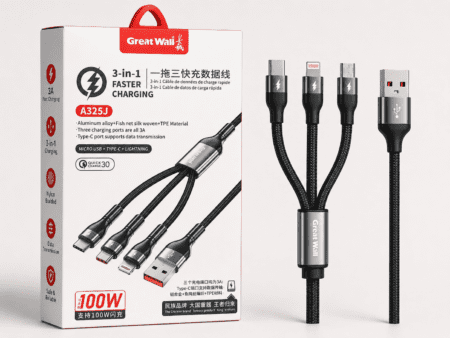 Global Loop Energy Pakistan, GLEPK, 3-in-1 fast charging cable, fast charging cable, USB C charging cable – Great Wall 3-in-1 charging solution for all devices at GLEPK | Focus Keywords: 3-in-1 fast charging cable, fast charging cable, usb c charging cable