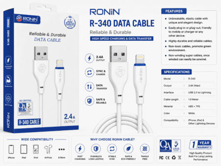 Global Loop Energy Pakistan, GLEPK, ronin r-340 data cable, data cable for iphone, fast charging cable – Reliable and durable charging solution from GLEPK | Focus Keywords: ronin r-340 data cable, data cable, lightning cable