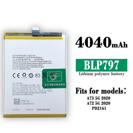 OPPO BLP797 replacement battery for A73 5G