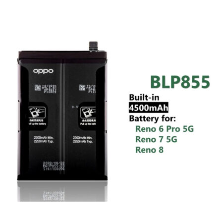 High-resolution OPPO BLP855 replacement mobile battery